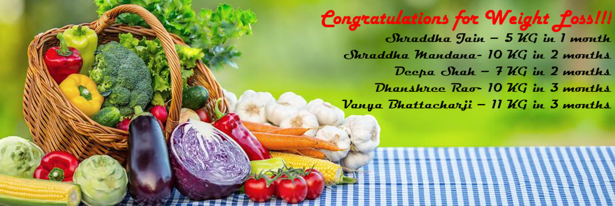 Rupals diet clinic congratulations for weight loss