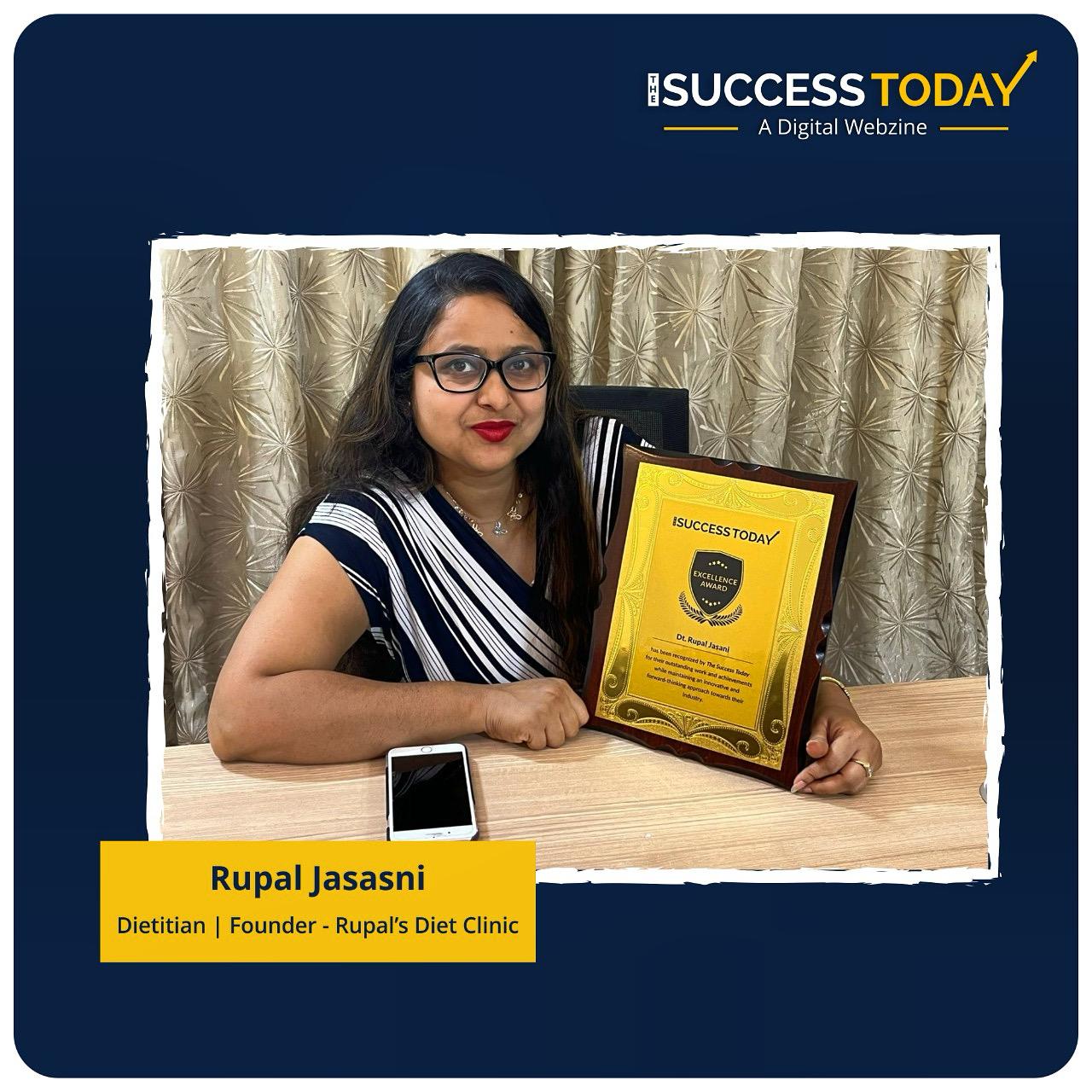 Rupal Jasani featured in The Success Today